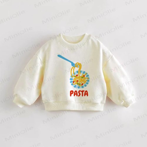 PASTA Baby Toddler Print Sweatshirt