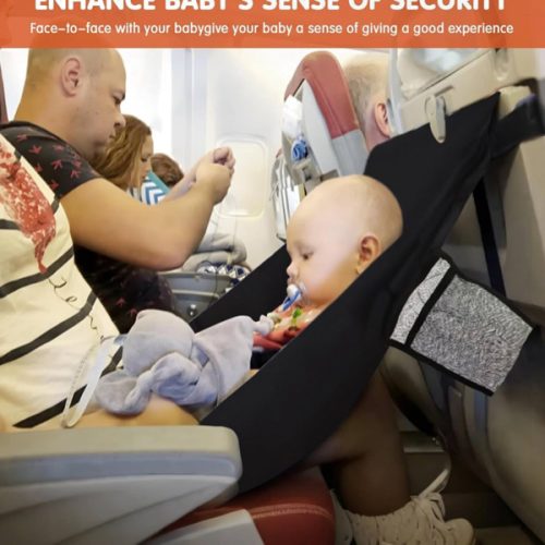 Baby Airplane Bed, Travel Essentials for Flying, Toddler Airplane Seat Extender, Plane Portable High Chair Harness Seat for Little Baby (16 * 28inch)