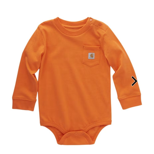 Carhartt Long-Sleeve Pocket Bodysuit for Babies | Cabela's