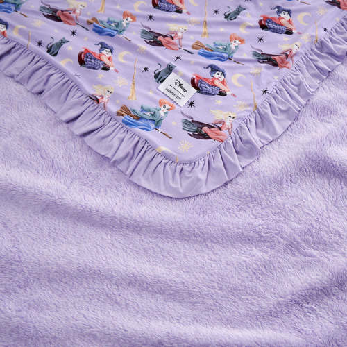 Hocus Pocus Purple Double-sided Plush Swaddle | Disney Amok Amok Amok