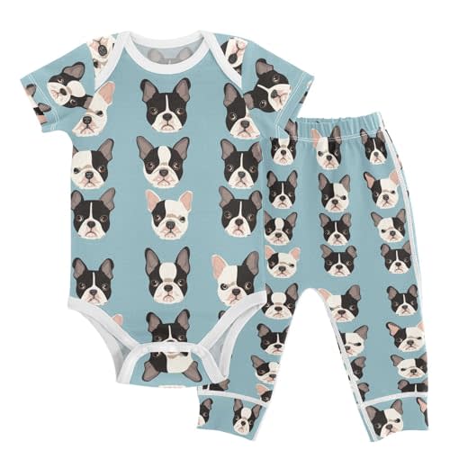 KICPOAY Baby Clothes Set Infant Bodysuits Pants Sets 0-24M For Boys Girls