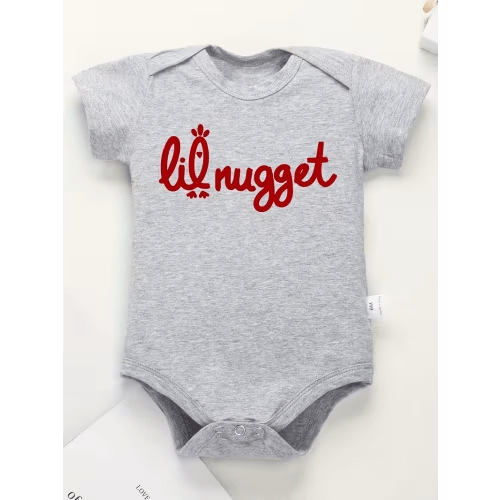 cotton baby bodysuit fun letter printing casual comfortable - Temu