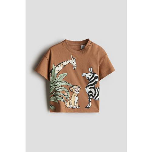 COTTON T-SHIRT WITH PRINTED MOTIF