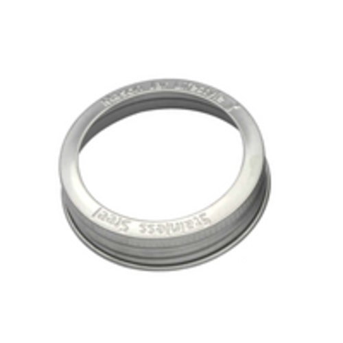 Rust Proof Stainless Steel Bands / Rings for Mason Jars 5 Pack