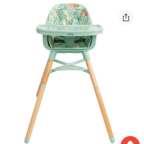 4-in-1 Multi-Use High Chair | Green Garden