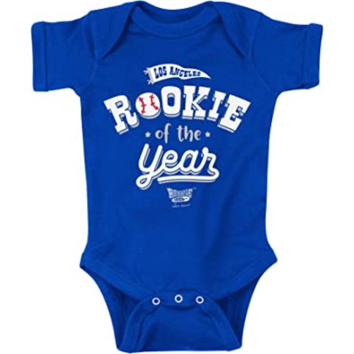 Los Angeles Baseball Fans. Rookie of the Year Royal Onesie (Onesie, 6 Month)