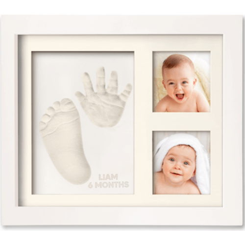 Baby Handprint & Footprint Keepsake Solo Frame