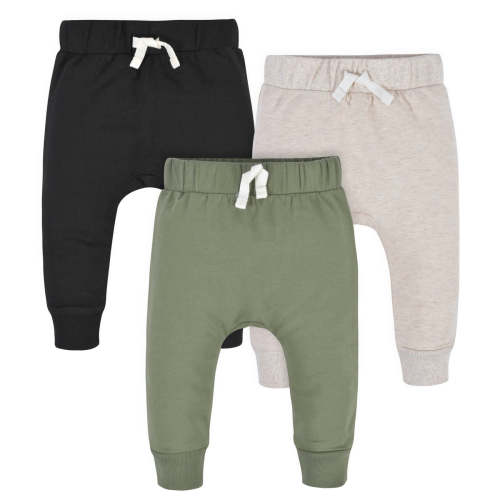 3-Pack Baby & Toddler Boys Green & Black Premium Jogger – Gerber Childrenswear