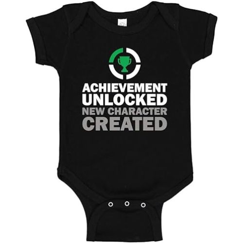 Achievement Unlocked New Character Created Baby One Piece or Toddler T-Shirt