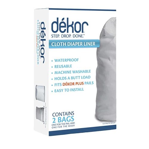 Dekor Cloth Diaper Liner | 2 Count | Gray