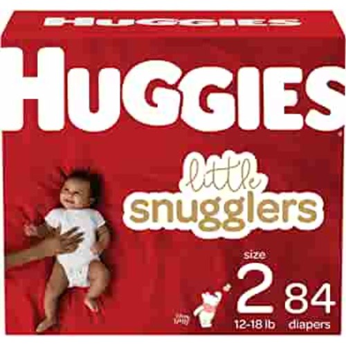 Huggies Little Snugglers Baby Diapers, Size 2, 84 Ct - Size 2 (84 Count)