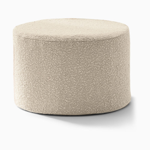 House of Noa Ottoman - Boucle Ivory, Small