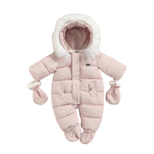 Baby Winter Snowsuit Infant Coat Romper Warm Outwear Hooded Puffer Jacket Footie Jumpsuit - Walmart.ca