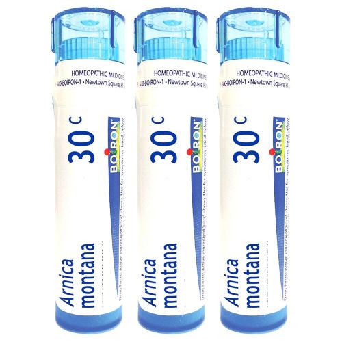 Boiron Arnica Montana 30C Homeopathic Medicine for Muscle Pain and Stiffness - Pack of 3 (240 Pellets)