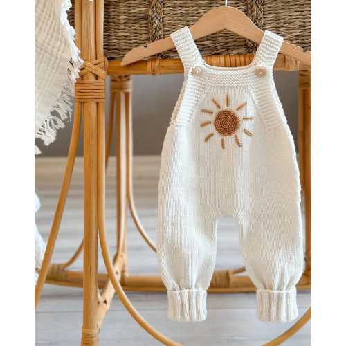 Handmade Crochet Sun Baby Romper, Knitted Infant Outfit, Baby Shower Gift, Summer Baby Clothes, Newborn Photography Prop, Handmade Costume