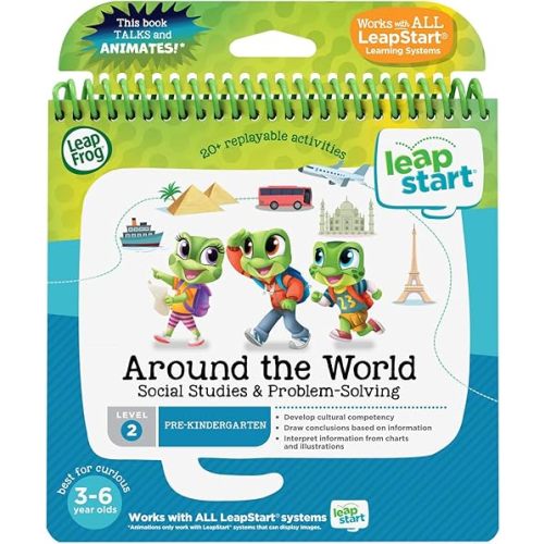 LeapFrog LeapStart Around The World Social Studies and Problem-Solving