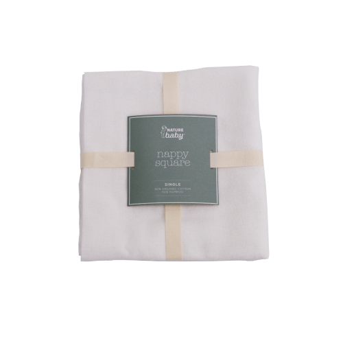 Cotton and Bamboo Nappy Squares - 6 Pack