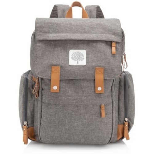 Parker Baby Co. Large Diaper Backpack Birch Bag - Gray