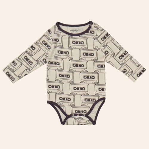 Printed Longsleeve Onesie – Young Days