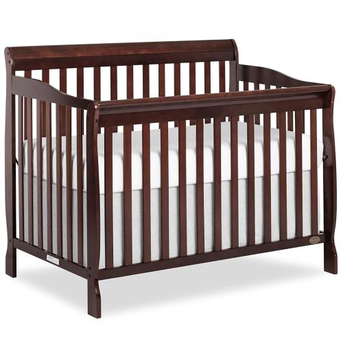 Dream On Me Ashton 5 in 1 Convertible Crib, Espresso