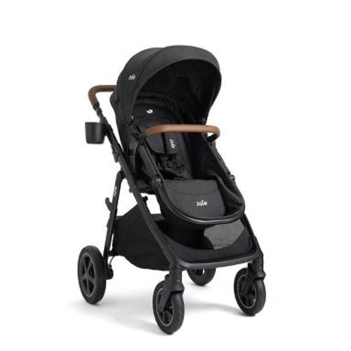 Joie Ginger DLX Full-Size Stroller - Shale: Collapsible, Metal Frame, Car Seat Compatible, 50 lb Capacity