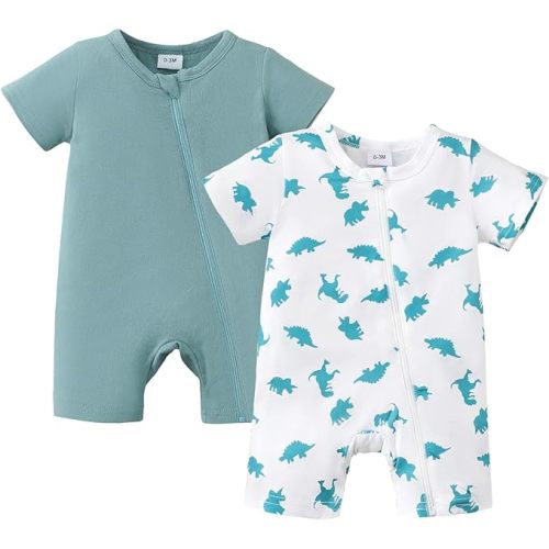 Baby Boy Blue Dinosaur 0-3 months