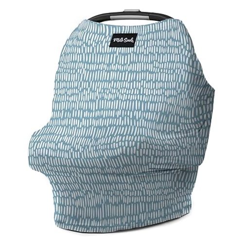 Milk Snob Original 5-in-1 Cover - Nursing Cover for Breastfeeding - Baby Carseat Canopy & Stroller - Essential All-in-One Design - Gift for Mom, Baby (Beck)