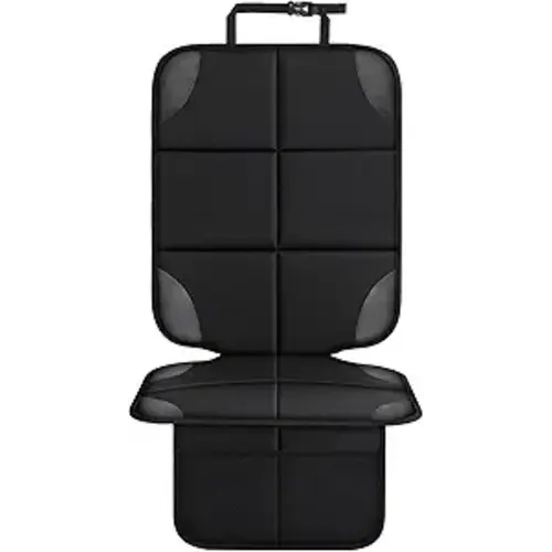 Car seat Protector 2 mesh Pocket Waterproof car seat Covers, Universal Size, Baby, pet, Children's car seat Protector, Anti Slip Bottom (1 piece)