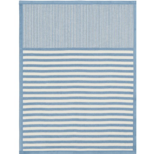 Sweet Pea Stripe Fog Mini Blanket