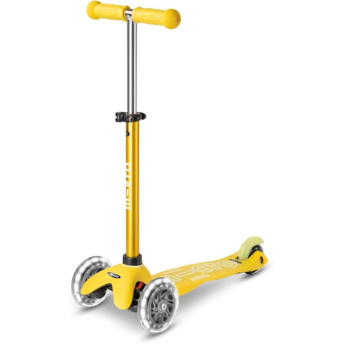 Micro Store Micro Kickboard Mini Deluxe LED Three-Wheeled Lean-to-Steer Swiss-Designed Micro Scooter