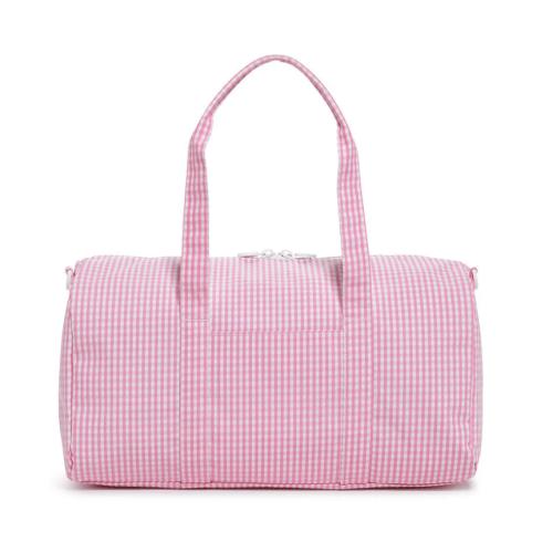 Duffel - Weekender - Gingham Pink – shopTRVLdesign