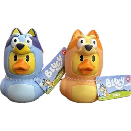 Just Play Rubber Duck Duckalooz 2 Pack [Bluey & Bingo]