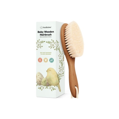 Baby Hair Brush in Dark Walnut