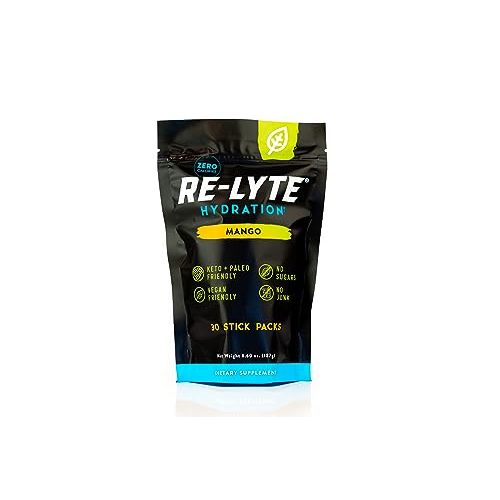 REDMOND Re-Lyte Hydratio Electrolyte Drink Powder Mix (Mango) 30 Stick Packs