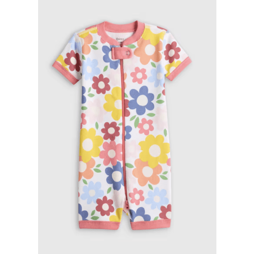 Quince, Organic Cotton Shortie Onesie Pajama