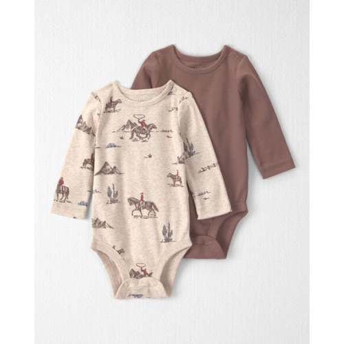 Baby Boy 2-Pack Organic Cotton Bodysuits - Little Planet | Carter's