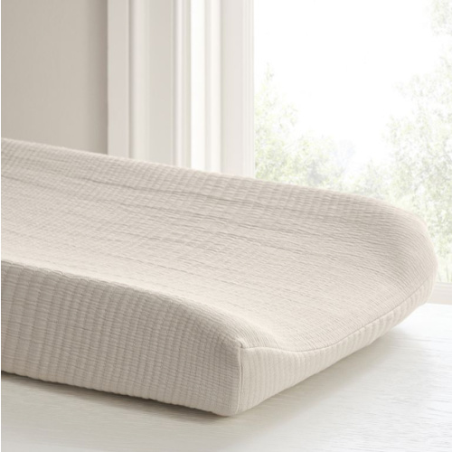 west elm x pbk Organic Matelassé Changing Pad Cover