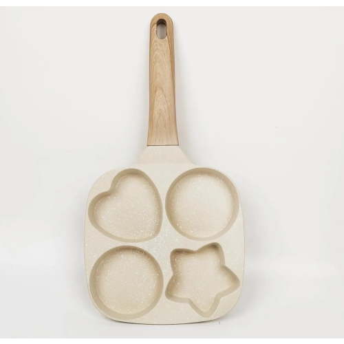 Nonstick Omelette Skillet Egg Frying Pan, Healthy Breakfast Pancake Pan for Pancake, Hamburger, Bacon, Easy To Clean, Detachable Bakelite Handlesuitable for Gas Stove & Induction Cookware