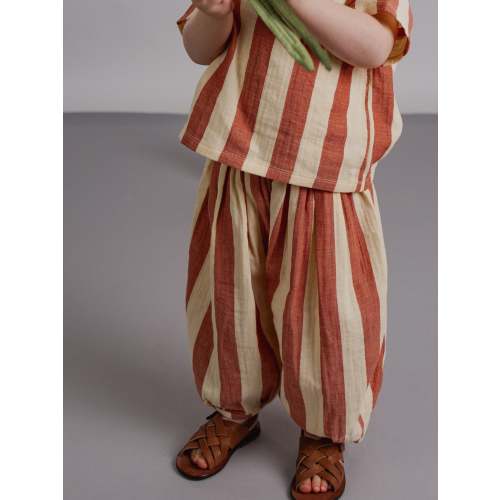 Tomato Stripes Resort Pants | Organic Zoo