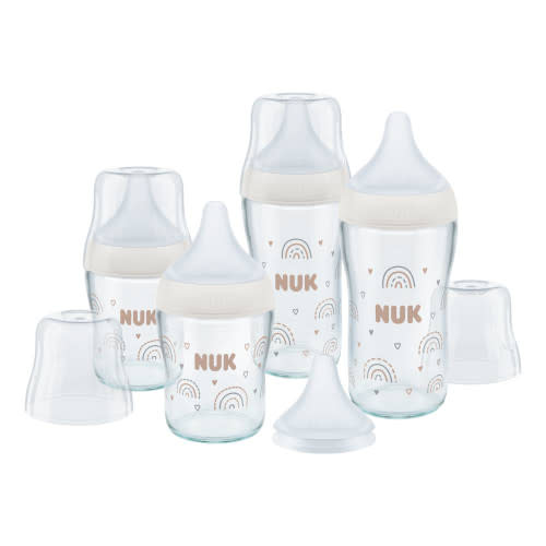 NUK Perfect Match Glass Bottle Set 4pk