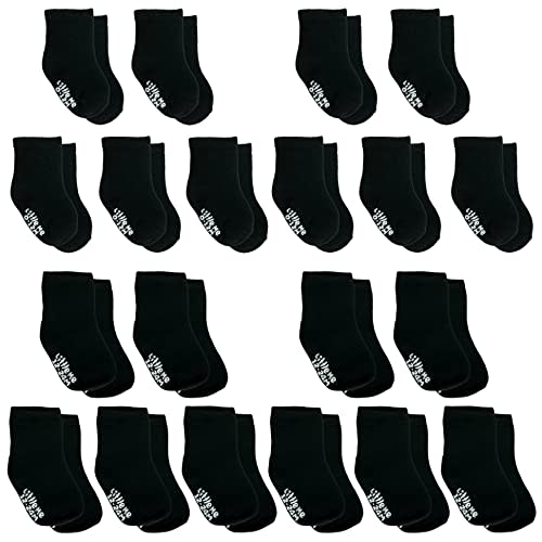 Little Me 20-Pack Newborn Baby Infant & Toddler Unisex Socks, For Baby Girl or Boy, 0-12 & 12-24 Months, Assorted Size Pack