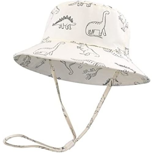 RAOEXI Baby Sun Protection Hat UPF50+ Toddler Girls Summer Bucket Boys Beach Hats Wide Brim Kids Play Cap Outdoor