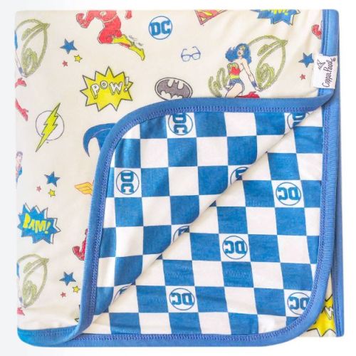 Copper Pearl 3-Layer Quilt Blanket - Super Heroes DC Comics