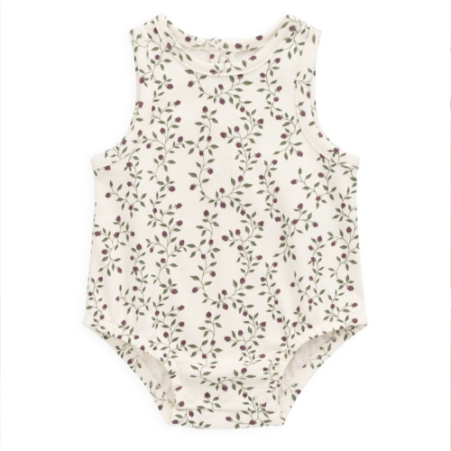 Organic Cotton Lionel Playsuit - Mulberries