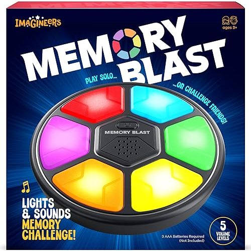 Memory Game for Kids - Gifts for Boys & Girls - 6 7 8 9 10 11 Year Old Boy Birthday Gifts - Toys for 10 Year Old Boy - Handheld Car Travel Road Kids Game for Ages 4-8, 6-8, 8-12 Years