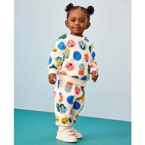 Baby French Terry Sweatshirt & Sweatpants Set