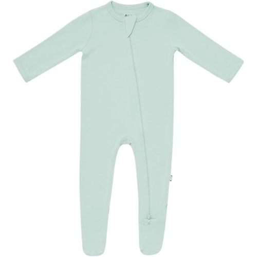 KYTE BABY Unisex Zipper Closure Footies, Rayon Made From Bamboo, 0-24 Months