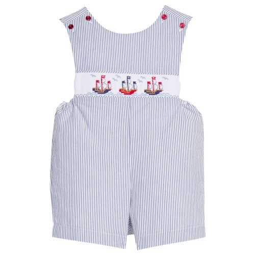 Smocked Shortall - Pirate Ship