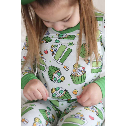 Shamrock Sweets Two Piece Pajama Set