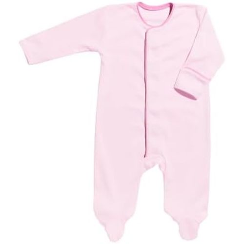 Magnetic Baby Footie - Peruvian Pima Cotton, Premium Infant One-Piece with Easy Magnetic Closures, Soft Breathable